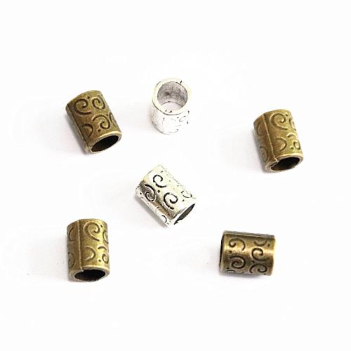 Tibetan Style Jewelry Beads, plated, DIY, more colors for choice, 10x8mm, 100PCs/Bag, Sold By Bag