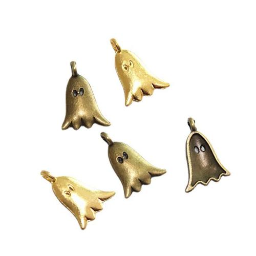 Tibetan Style Pendants, Ghost, plated, DIY, more colors for choice, 14.10x21mm, 100PCs/Bag, Sold By Bag