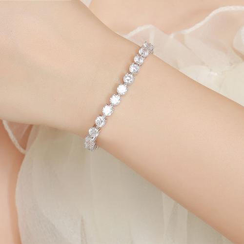 925 Sterling Silver Bracelet, different size for choice & different styles for choice & for woman, Sold By PC