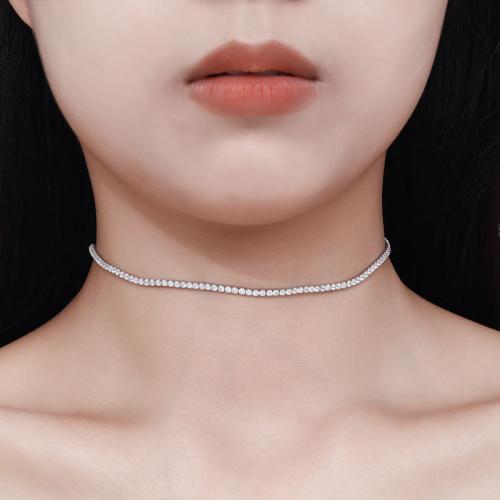 Plata de ley 925 collar, diferentes estilos para la opción & para mujer, longitud:aproximado 16 Inch, Vendido por UD