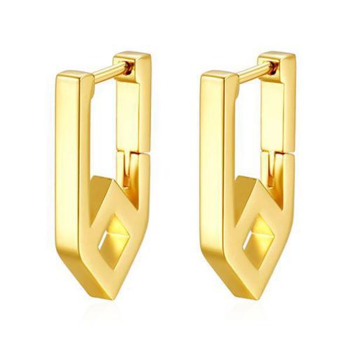 Stainless Steel Lever Back Earring, 304 Stainless Steel, Vacuum Ion Plating, fashion jewelry & for woman, more colors for choice, 11.70x20.60mm, Sold By Pair