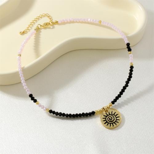 Brass Bracelet & Bangle, with Plastic, Round, gold color plated, for woman & enamel, Sold By PC