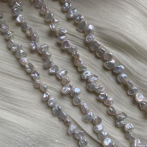 Cultured Baroque Freshwater Pearl Beads, DIY, white, about:6-7mm, Sold Per Approx 40 cm Strand