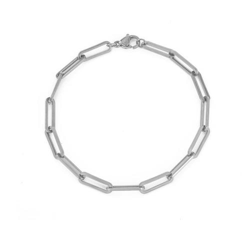 Stainless Steel Jewelry Bracelet, 304 Stainless Steel, plated, fashion jewelry & for woman, more colors for choice, Sold By PC