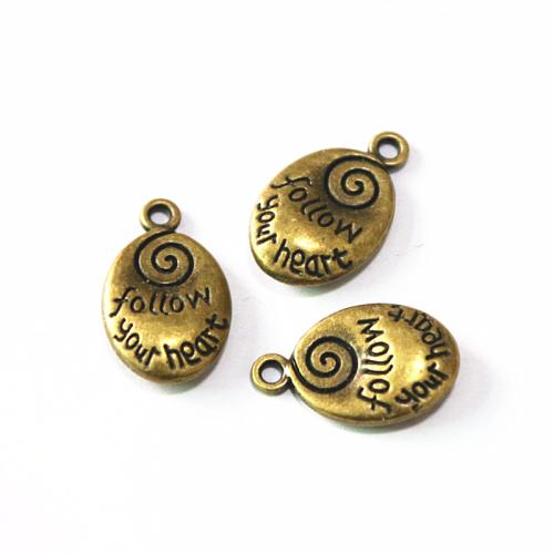 Tibetan Style Pendants, antique bronze color plated, DIY, 21x14mm, 60PCs/Bag, Sold By Bag