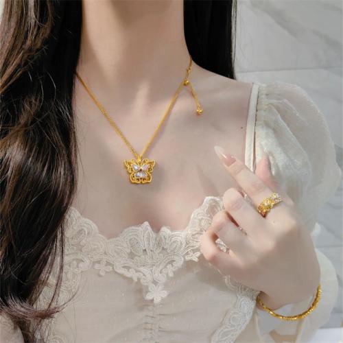 Brass Jewelry Set, Butterfly, sang gold plated, different styles for choice & for woman & enamel, Sold By PC