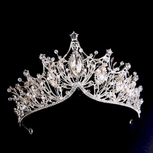 Bridal Tiaras, Tibetan Style, for bridal & for woman & with rhinestone, more colors for choice, 330x85mm, Sold By PC