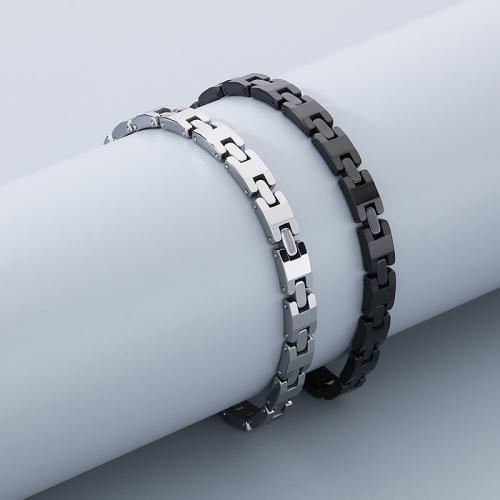 Stainless Steel Jewelry Bracelet, 304 Stainless Steel, plated, for man, more colors for choice, Sold By PC