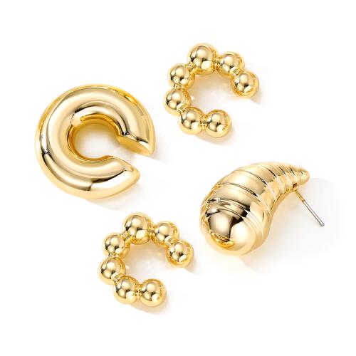 Fashion Earring Cuff and Wraps, Copper Coated Plastic, UV plating, fashion jewelry & different styles for choice & for woman, more colors for choice, Sold By PC