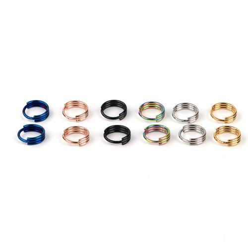 Joyería de Piercing de la nariz del acero inoxidable, acero inoxidable 316, chapado, unisexo & diverso tamaño para la opción, más colores para la opción, Vendido por UD