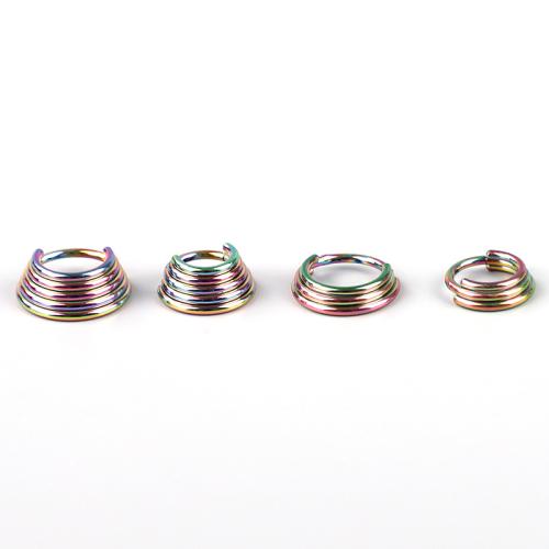 Bijoux de Piercing nez en acier inoxydable, Acier inoxydable 316, Placage, unisexe & normes différentes pour le choix & styles différents pour le choix, plus de couleurs à choisir, Vendu par PC