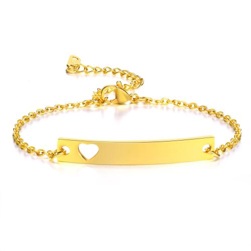 Pulsera de Acero Inoxidable, acero inoxidable 304, chapado, diferentes estilos para la opción & para mujer, más colores para la opción, Vendido por UD