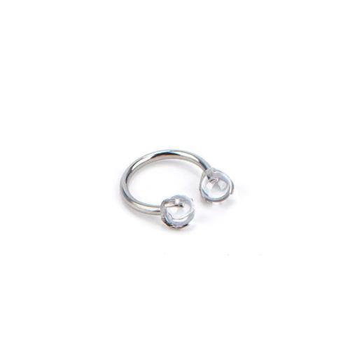 Joyería de Piercing de la nariz del acero inoxidable, acero inoxidable 304, diverso tamaño para la opción & micro arcilla de zirconia cúbica & para mujer, más colores para la opción, Vendido por UD