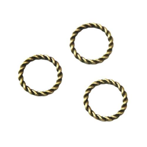 Tibetan Style Linking Ring, antique bronze color plated, DIY, 15.30mm, 100PCs/Bag, Sold By Bag