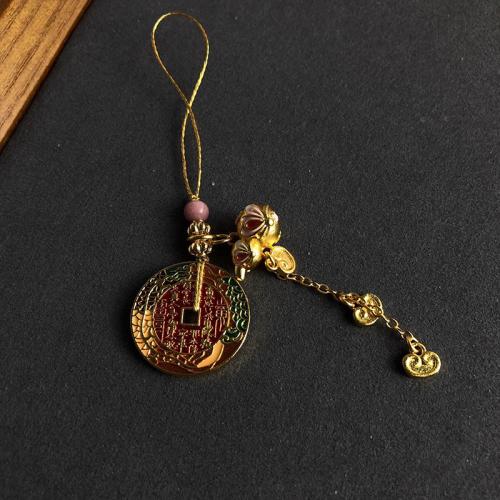 Hanging Ornaments, Brass, sang gold plated, different styles for choice & enamel, Sold By PC