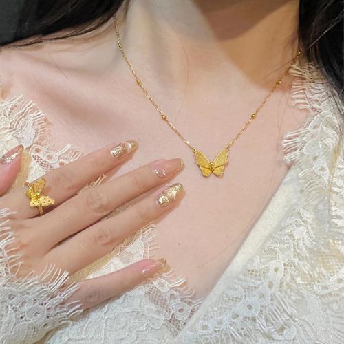 Brass Jewelry Set, Butterfly, sang gold plated, different styles for choice & for woman, Sold By PC