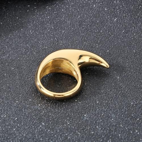 Anillo de dedo de acero inoxidable, acero inoxidable 304, chapado, diverso tamaño para la opción & para hombre, más colores para la opción, Vendido por UD