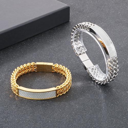 Stainless Steel Bangle, 304 Stainless Steel, with Magnet, plated, for man, more colors for choice, Length:22 cm, Sold By PC