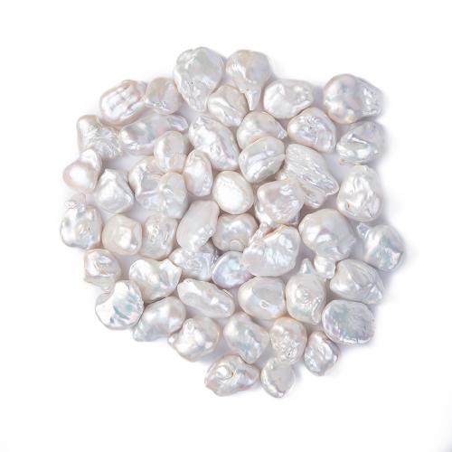 Cultured Baroque Freshwater Pearl Beads, DIY, white, about:16-30mm, Sold By PC