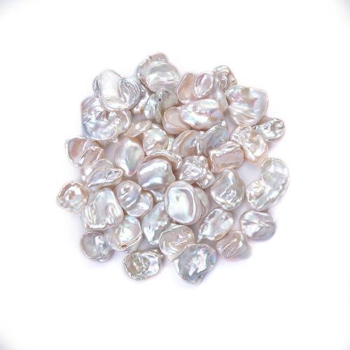 Cultured Baroque Freshwater Pearl Beads, DIY, white, about:16-30mm, Sold By PC