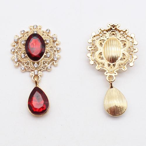 Jewelry Accessories, Tibetan Style, with Acrylic, plated, DIY & with rhinestone, more colors for choice, Sold By PC