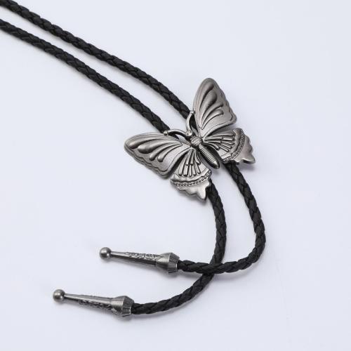 Tibetan Style Jewelry Necklace, with PU Leather, fashion jewelry & Unisex, more colors for choice, Length:Approx 51-60 cm, Sold By PC