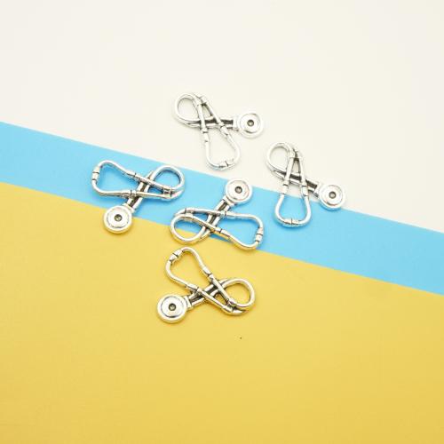 Tibetan Style Pendants, Stethoscope, antique silver color plated, DIY, 20x16x2mm, 100PCs/Bag, Sold By Bag