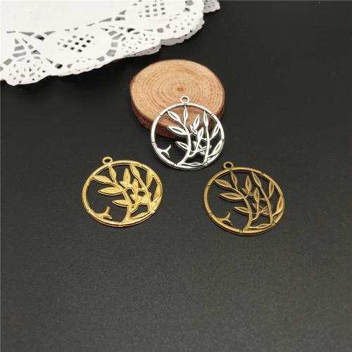 Tibetan Style Pendants, Round, plated, DIY, more colors for choice, 31x28mm, 100PCs/Bag, Sold By Bag