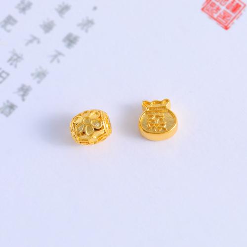 Brass Spacer Beads, sang gold plated, DIY & different styles for choice, Sold By PC