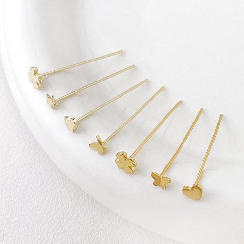 Brass Headpin, DIY & different styles for choice, more colors for choice, 31mm, Sold By PC