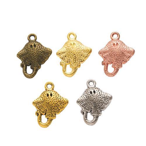 Tibetan Style Animal Pendants, Octopus, plated, DIY, more colors for choice, nickel, lead & cadmium free, 20x15x2mm, Approx 100PCs/Bag, Sold By Bag