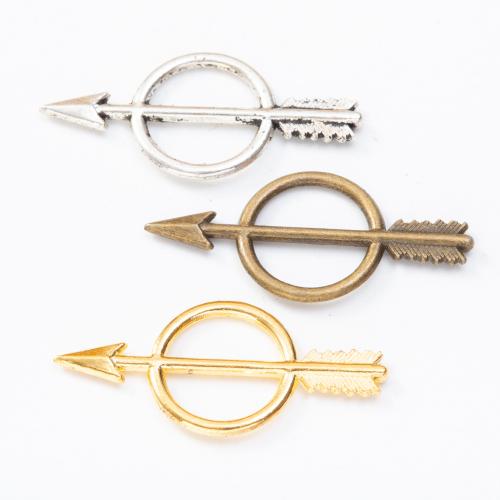 Tibetan Style Pendants, arrowhead, plated, DIY, more colors for choice, nickel, lead & cadmium free, 13x28x2mm, Approx 100PCs/Bag, Sold By Bag