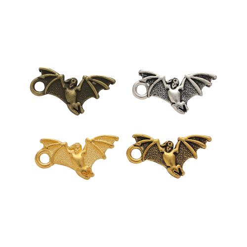 Tibetan Style Animal Pendants, Bat, plated, DIY, more colors for choice, nickel, lead & cadmium free, 11x22mm, 100PCs/Bag, Sold By Bag