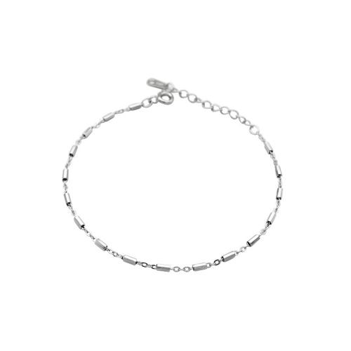 Sterling Silber Armbänder, 925 Sterling Silber, mit Verlängerungskettchen von 3CM, für Frau, keine, Länge:ca. 15 cm, verkauft von PC