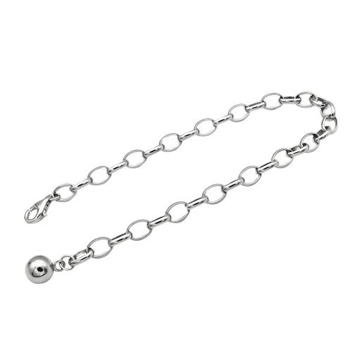 Bracelets en argent sterling, argent sterling 925, pour femme, argent, Longueur:Environ 20 cm, Vendu par PC