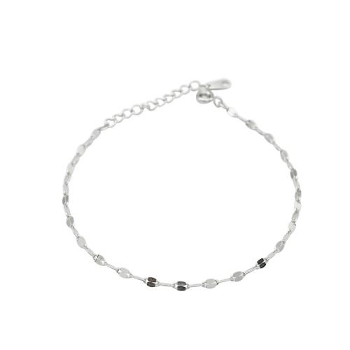 Sterling Silber Armbänder, 925 Sterling Silber, mit Verlängerungskettchen von 3CM, für Frau, keine, Länge:ca. 15 cm, verkauft von PC