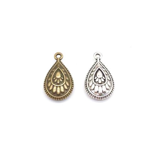 Tibetan Style Pendants, Teardrop, plated, DIY, more colors for choice, 23x13mm, 100PCs/Bag, Sold By Bag