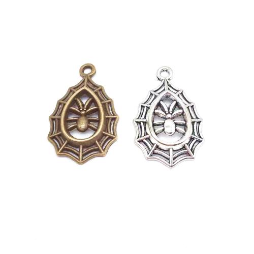 Tibetan Style Pendants, Teardrop, plated, DIY, more colors for choice, 35x21mm, 100PCs/Bag, Sold By Bag