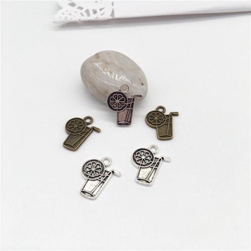 Tibetan Style Pendants, Cup, plated, DIY, more colors for choice, 20x16mm, 100PCs/Bag, Sold By Bag