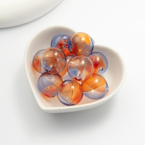 Fashion Glass Beads, Round, DIY, more colors for choice, 20mm, Approx 100PCs/Bag, Sold By Bag