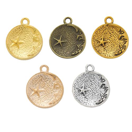 Tibetan Style Pendants, plated, DIY, more colors for choice, nickel, lead & cadmium free, 25x21x2mm, Approx 100PCs/Bag, Sold By Bag