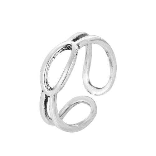 Sterling Silber Schmuck Fingerring, 925 Sterling Silber, für Frau, Silberfarbe, verkauft von PC