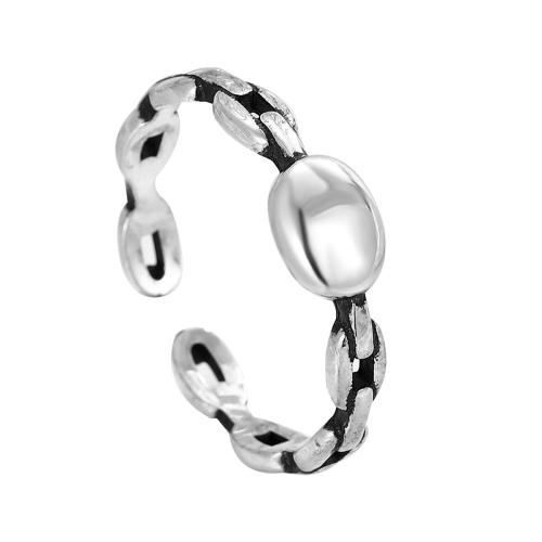 925 Sterling Silver Finger Rings, for woman, silver color, Sold By PC