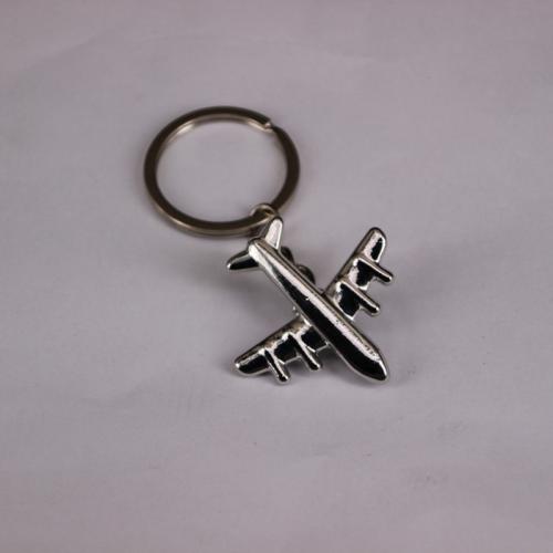 Tibetan Style Key Clasp, portable & multifunctional, silver color, Sold By PC