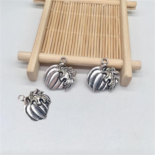 Tibetan Style Pendants, Pumpkin, antique silver color plated, DIY, 21x17mm, 100PCs/Bag, Sold By Bag