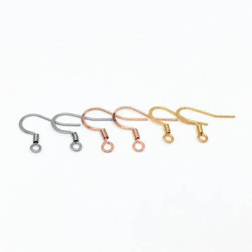 Stainless Steel Hook Earwire, 316 Stainless Steel, Galvanic plating, DIY & Unisex & machine polishing & different size for choice, more colors for choice, Sold By PC