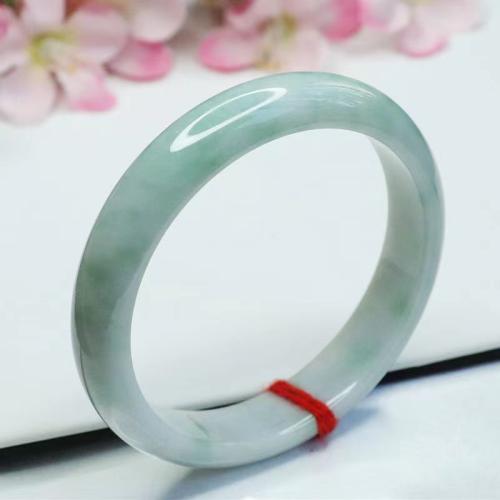 Jadeite Bangle, folk style & different size for choice & for woman, light green, Grade A, Sold By PC