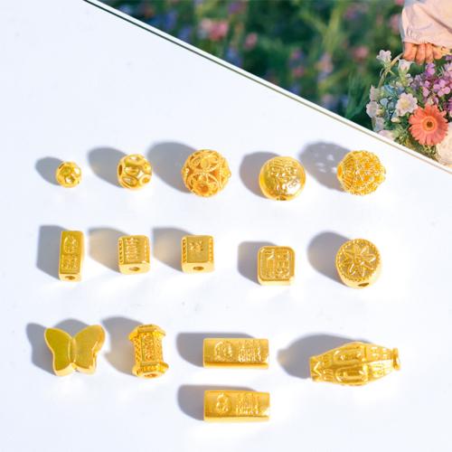 Brass Spacer Beads, sang gold plated, DIY & different styles for choice, Sold By PC