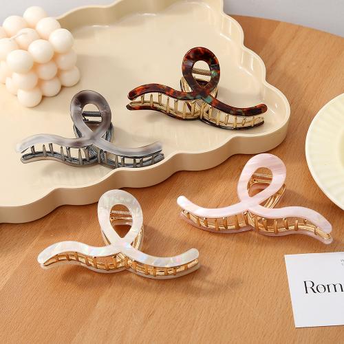 Hair Claw Clips, Acetate, for woman, more colors for choice, 60x45mm, Sold By PC