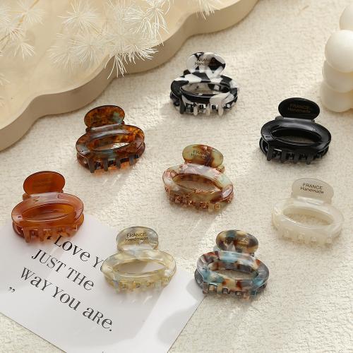 Hair Claw Clips, Acetate, for woman, more colors for choice, 38x30mm, Sold By PC